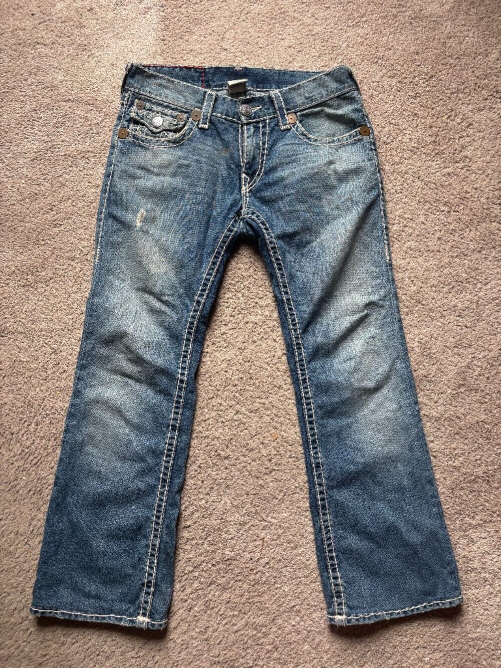 True Religion Billy Super T Bootcut Blue Jeans 32x30